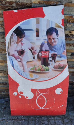 Cartel De Madera Coca Cola 70 X 50 0