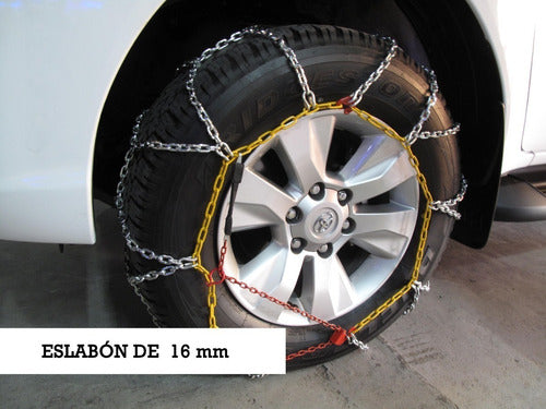 Design Car Snow and Mud Chains for 225/60/17 - 225/70/17 Tires 1