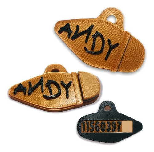 Toy Story Andy Small Dog ID Tag 0