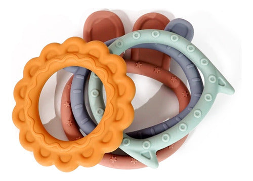 Baby Teething Silicone Textured Gum Massager Teether 0