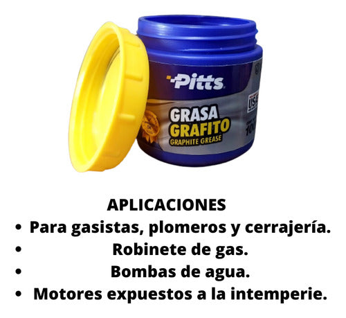 Pitts Graphite Grease for Gas Valves 100g 1