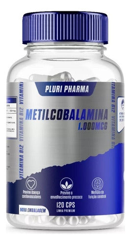 Pluri Pharma B12 Metilcobalamina 1000mcg 120caps 0