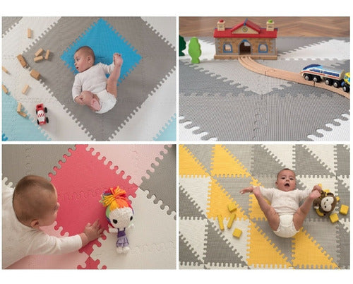 Baby Fun® Interlocking EVA Foam Floor Mats + Bag 1