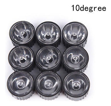 10 X 10 Led De Grado Angular W / 20mm Negro Soporte Plana Le 1