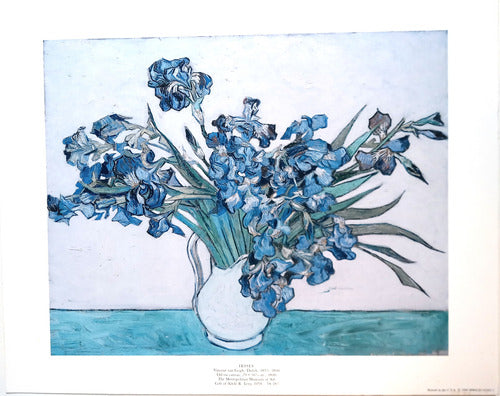 Irises - Vincent Van Gogh 28x35 Printed in U.S.A 0