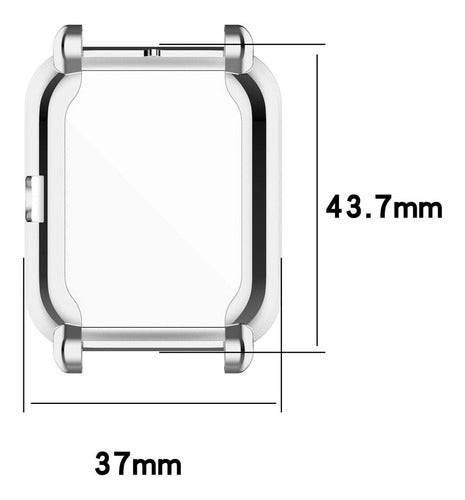 Protector and Case for Amazfit GTS 2 Mini/Bip U Pro 1