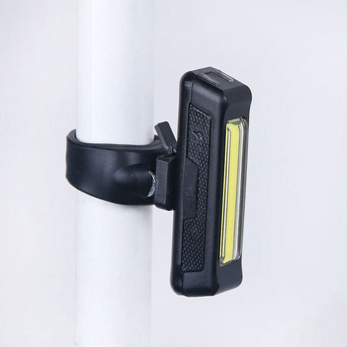 Luz Led Para Bicicleta Recargable Usb 3