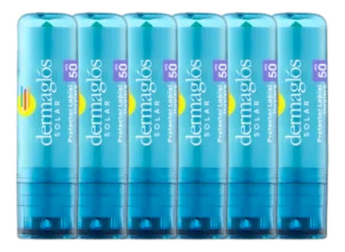 Dermaglós Combo X6 Sunscreen Lip Balm SPF 50 3.4g 0