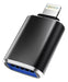 Mikeshop Adaptador OTG USB 3.0 a Celular para iPhone iPad Apple 0