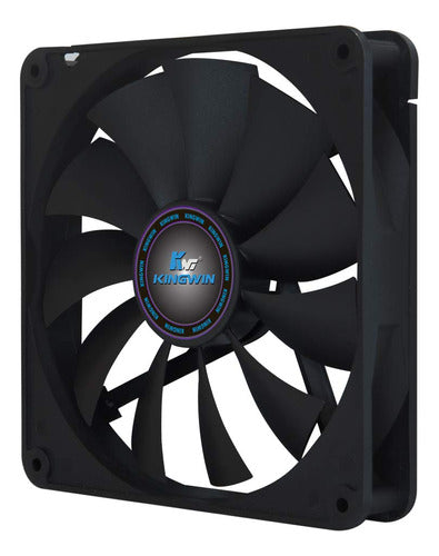 Kingwin 140mm CF-014LB Silent Fan for Computer Cases, Mining Rigs, and CPU Coolers 0