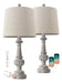 Portres - Set of 2 Adjustable Traditional Table Lamps 3