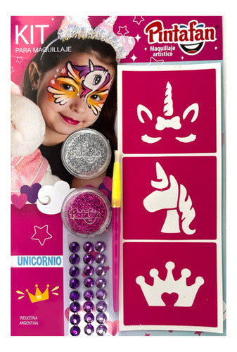 Pintafan Blister Maquillaje Artistico Unicornio Glitter 0