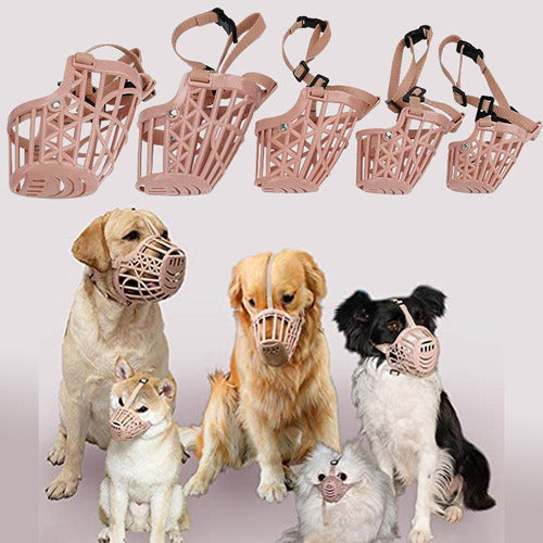 Adjustable Small Plastic Basket Muzzle No. 2 for Dogs 1