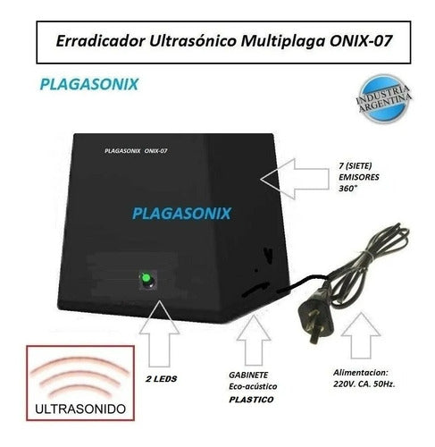 PLAGASONIX Ultrasonic Multi-Pest High Power Fumigator Onix-07 3