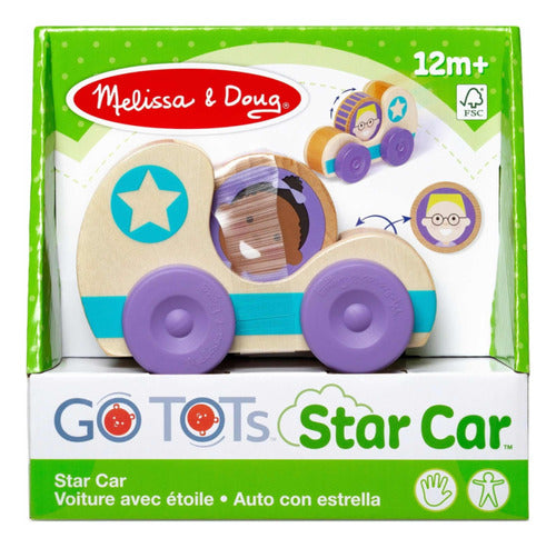 Carro Melissa & Doug Go Tots Wooden Blue Star -1 Carro 7