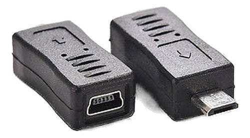 2 X Conector Mini Usb Hembra A Micro Usb Macho F/m Adaptador 0