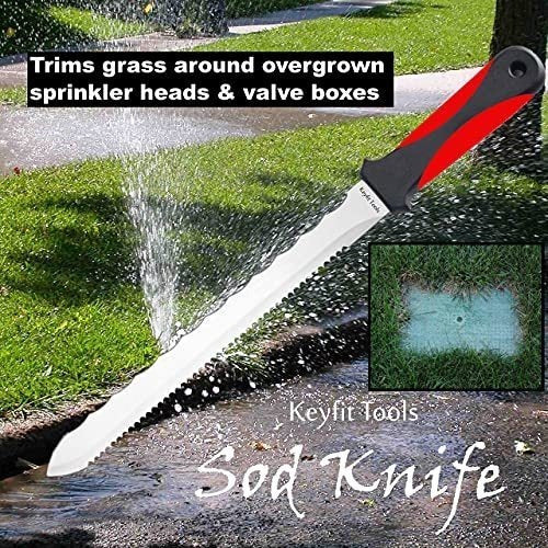 Keyfit Tools Sod Cutter Knife Stainless Steel Blade 3