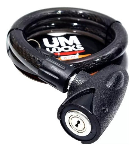 UM Braided Cable Lock for Bikes and Motorcycles 1