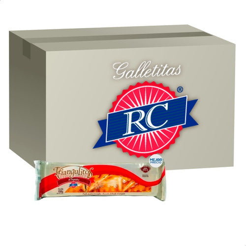 Caja Galletitas Rc Triangulos Hojaldre Pack - Mejor Precio 1