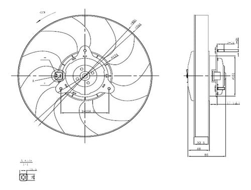 Electroventilador Peugeot Partner / 306 / 405 /406 3