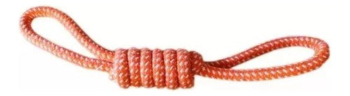 Set of Pet Toy Pullers: Braided Carrot Design + Knotted Rope 3