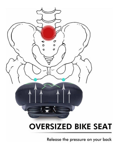 Asiento Bicicleta Oxyvan Confortable Universal Reempla -32kv 1