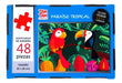 Puzzle Rompecabezas Paraiso Tropical Madera 48 Piezas Niños 4