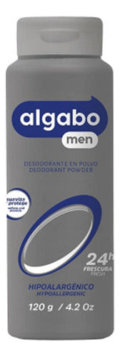 Algabo Men Talcum Powder Deodorant 120g (Pack of 5) 0