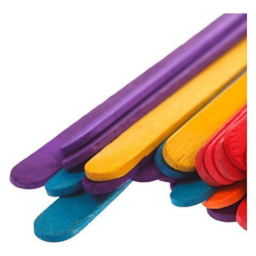 Eco Craft Stix Ecs 114st Coloured1000 45 De Sticks Artesanal 1