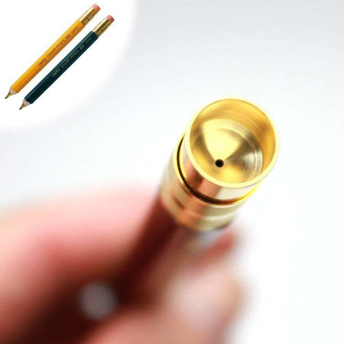 OHTO Wood Sharp Mechanical Pencil Yellow 2.0 mm Point 4