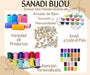 SanadiBijou Heart Shaped Magnetic Charms X 10 Pairs 7