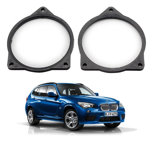 Par Aros Adaptador Parlantes 4 Pulgadas Bmw Serie 1 3 5 X 0