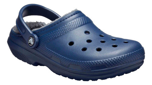 Crocs Classic Lined Clog Adults Sherpa Original Blue 6