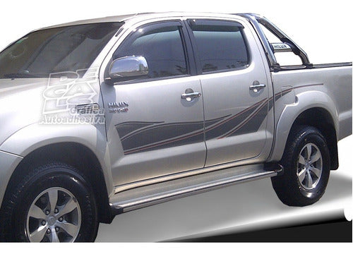 Arlon Calco Decoracion Toyota Hilux SRV SR 2009-2015 4