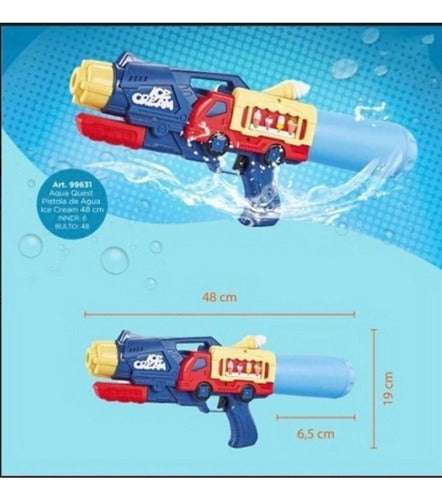 Aqua Quest 99631 48cm Ice Cream Water Gun Kids Gift 2