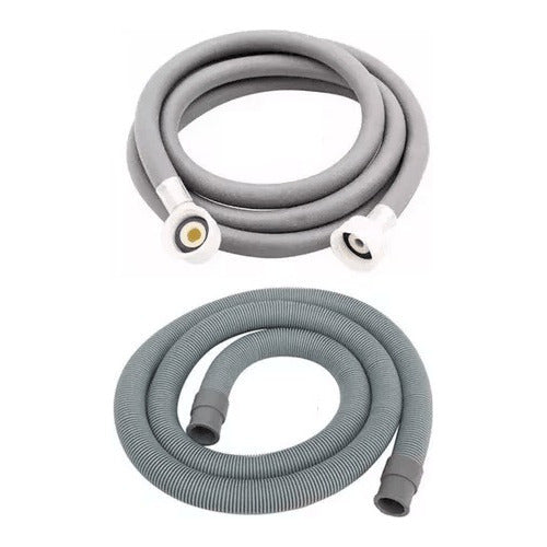 Odranid Flexible Washing Machine Inlet Hose 5 M + Drain Hose 5 M 0