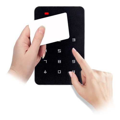 Control Acceso Teclado Rfid Codigo Lector 125khz Con Esclavo 1