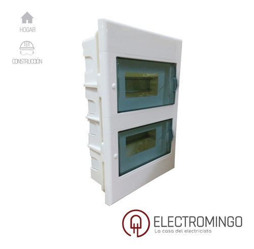 Asanno Gabinete Tablero Caja Térmicas Embutir PVC 24 Bocas 1