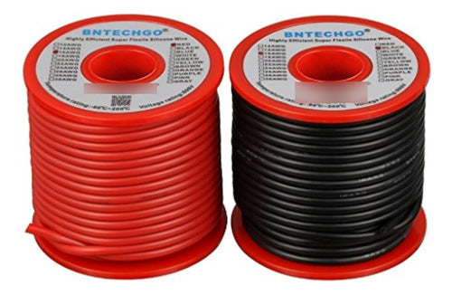 Bntechgo Cable De Silicona De Calibre 16 De 100 Pies [50 Pie 0