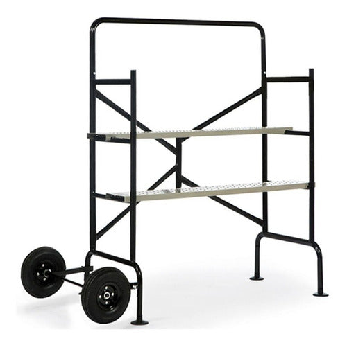 Equus Mini Scaffold with Wheels and Folding Tray 0