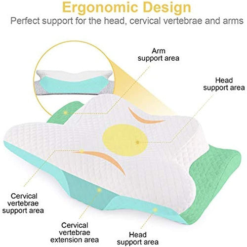 Misiki Orthopedic Memory Foam Pillow 2