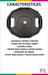 Tourmalhyn 20kg Cast Iron Weight Disc with Grip 30mm 2