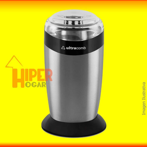 Electric Coffee Grinder Ultracomb MO8100A 120W Stainless Steel 1