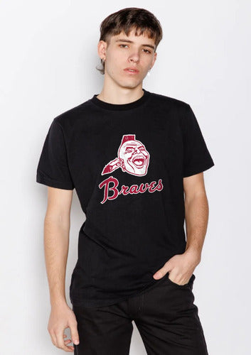 Remera Lite Baseball Bravos Atlanta Algodon Premium Mlb 1