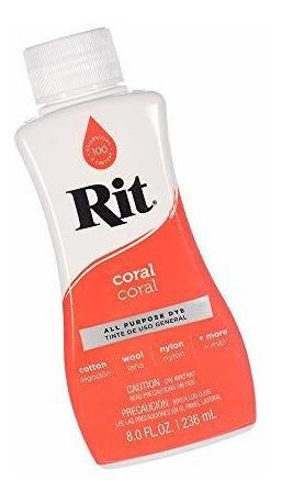 Rit Dye Liquid Pre-Dissolved 236ml Coral 1