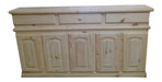 Solid Pine Modular Low Sideboard 1.80m x 1m Tall 0