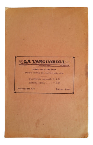 Diario Cooperación Obrera - Juan B. Justo 1917 2