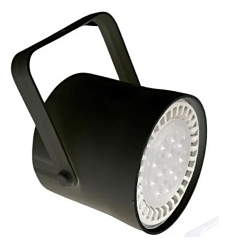 Ferrolux Theater Style AR111 Black PVC Spot Light Fixture with 89cm 4 Light Bar 1