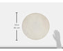 Mud Pie 41140011 Marble Lazy Susan White, 16  Dia 4