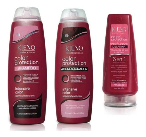 Kit Shampoo Acondicionador Mascara Kleno Color Protection 0